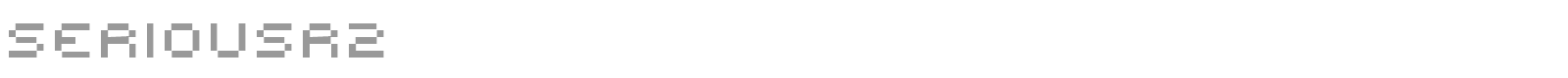 Serious Rounded font preview