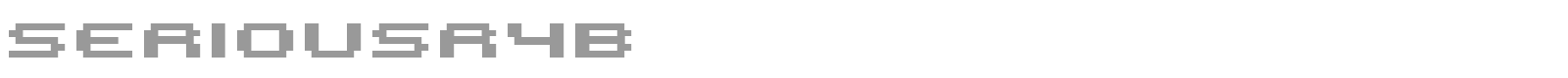 Serious Rounded font preview