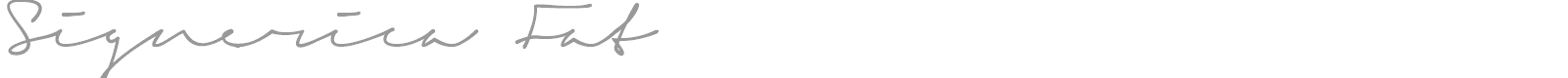 Signerica Fat font preview