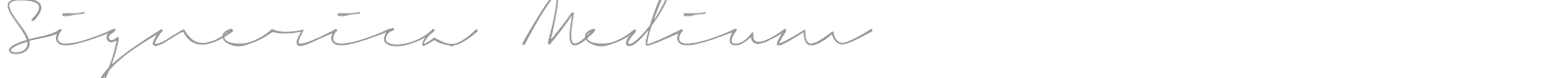 Signerica Medium font preview