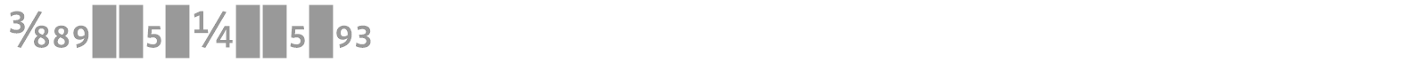 WhitneyNumeric font preview