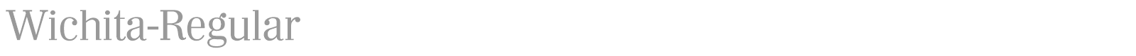 Wichita-Regular font preview