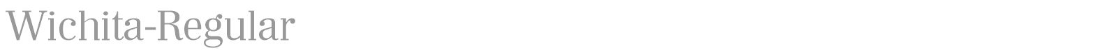 Wichita-Regular font preview
