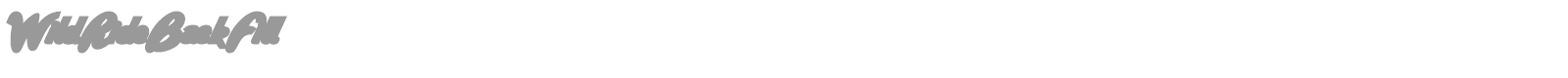 WildRideBackFill font preview