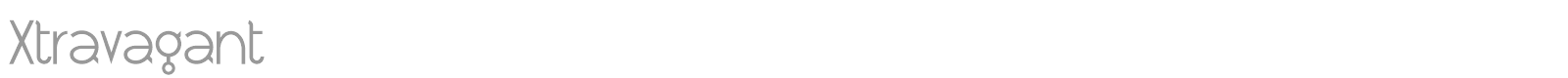 Xtravagant font preview