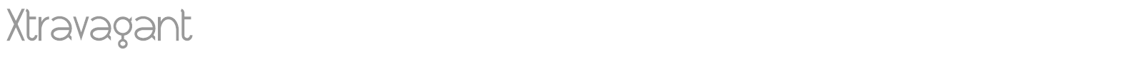 Xtravagant font preview