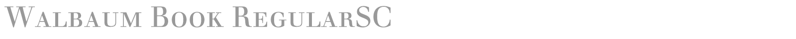 Berthold Walbaum Book font preview