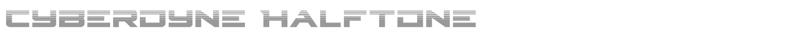 Cyberdyne Expanded Italic font preview