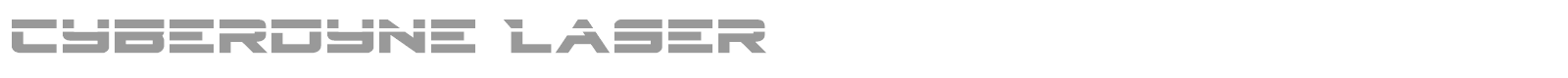 Cyberdyne Expanded Italic font preview