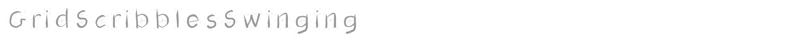 GridScribblesSwinging font preview