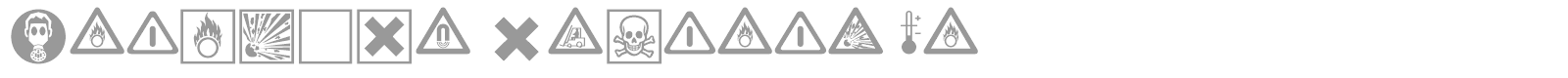 Linotype Warning Pi font preview