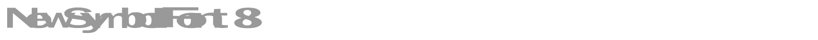 NewSymbolFont3 font preview