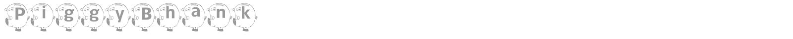 PiggyBhank font preview