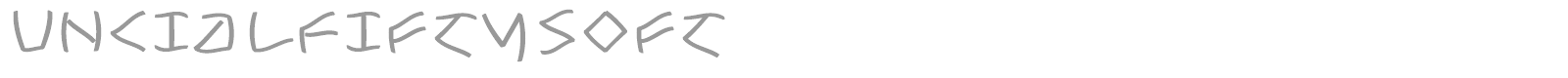 VirtualUncialQuillSoft font preview