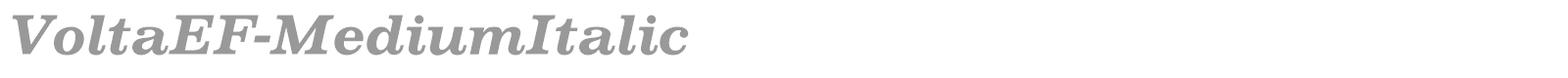 VoltaEF-Bold font preview