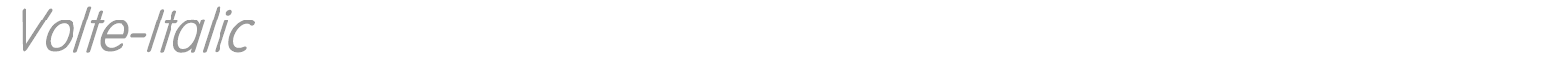 Volte-Italic font preview