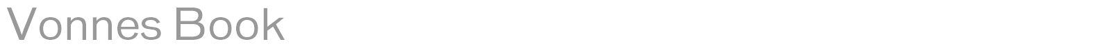 Vonnes font preview