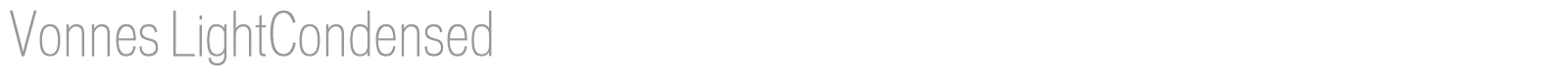 Vonnes font preview
