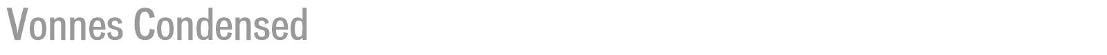 Vonnes font preview