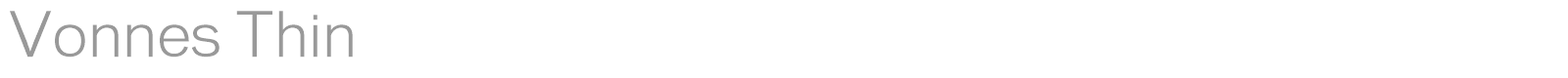 Vonnes font preview