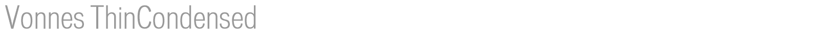 Vonnes font preview