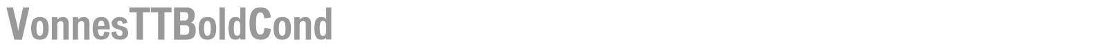Vonnes font preview