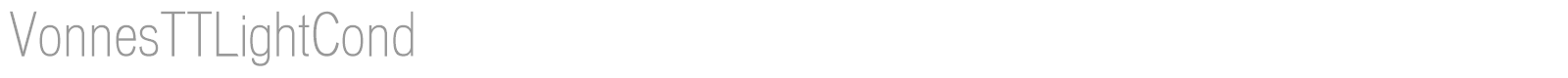Vonnes font preview