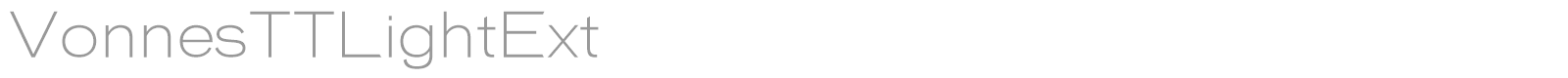 Vonnes font preview