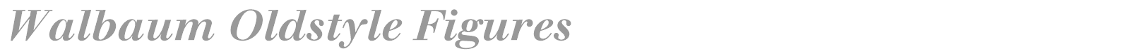 Walbaum font preview
