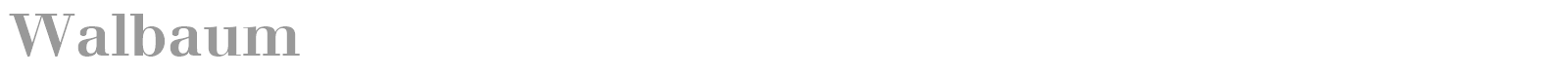 Walbaum font preview
