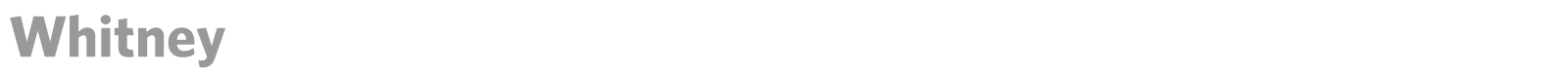 Whitney font preview