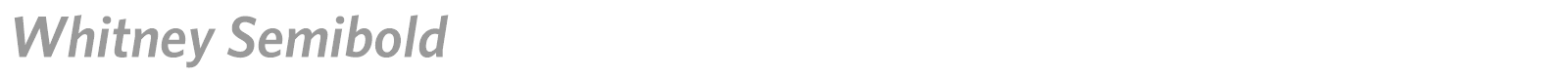 Whitney font preview