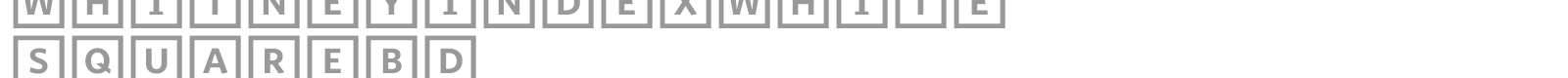 WhitneyIndexWhite font preview