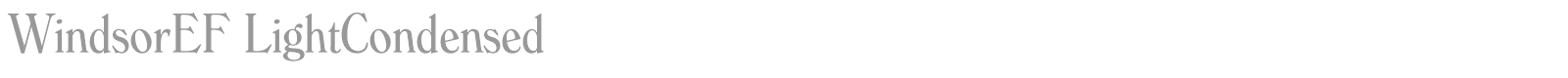 WindsorEF font preview