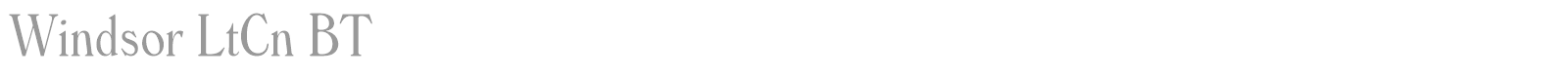 WindsorEF font preview
