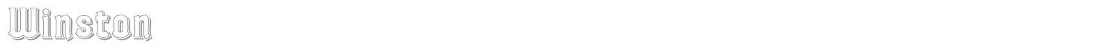 Winston font preview