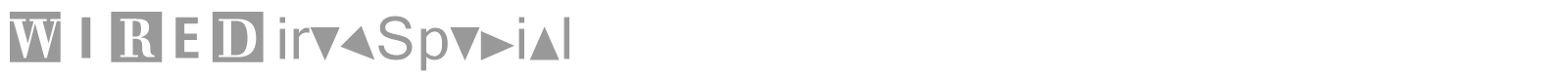 WiredSpecial font preview