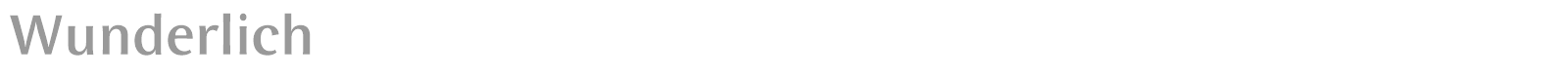 Wunderlich font preview
