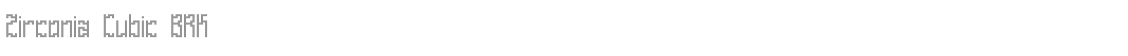 Zirconia BRK font preview