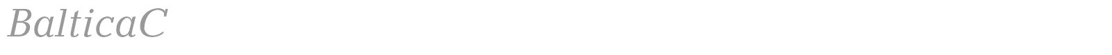BalticaC font preview