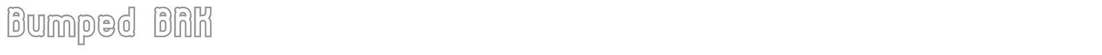 Bumped font preview