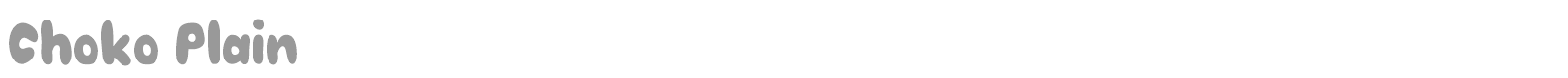 Choko Shadow font preview