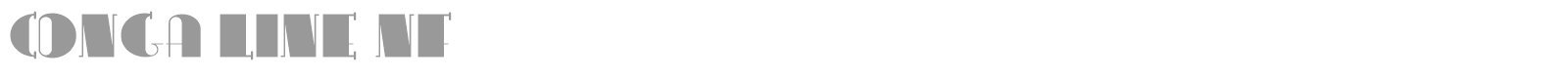 Conga Line font preview