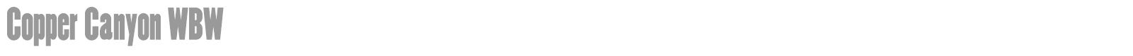 Copper Canyon font preview