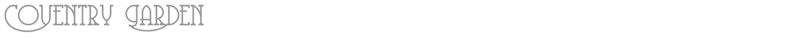 Coventry Garden font preview