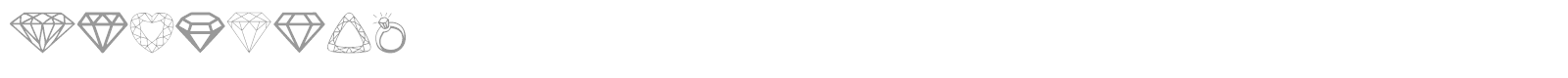 Diamonds font preview