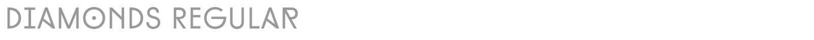 Diamonds font preview