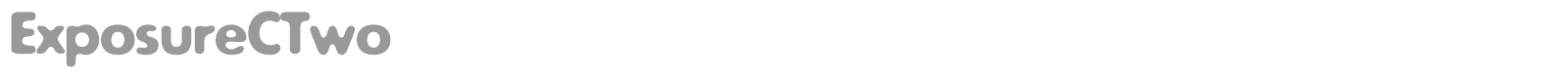 ExposureCTwo font preview