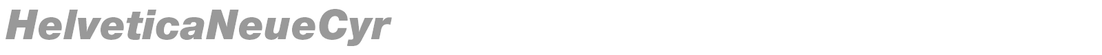 HelveticaNeueCyr font preview