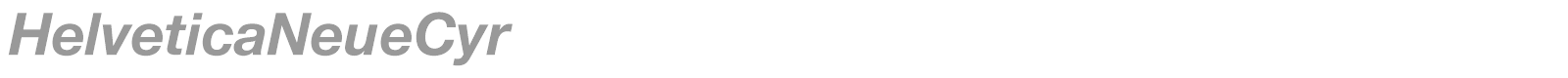 HelveticaNeueCyr font preview